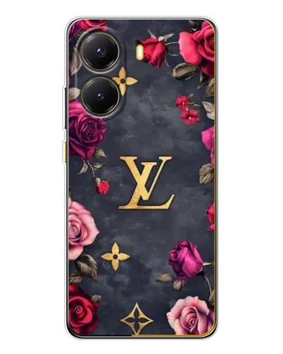 Чехол для Xiaomi POCO X7 Pro с картинкой «Цветочный Louis Vuitton»