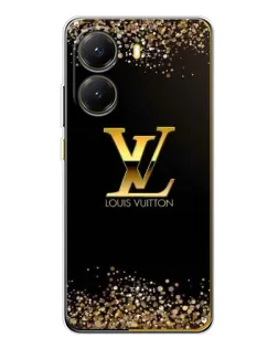 Чехол для Xiaomi POCO X7 Pro с картинкой «LV — золотые искры»