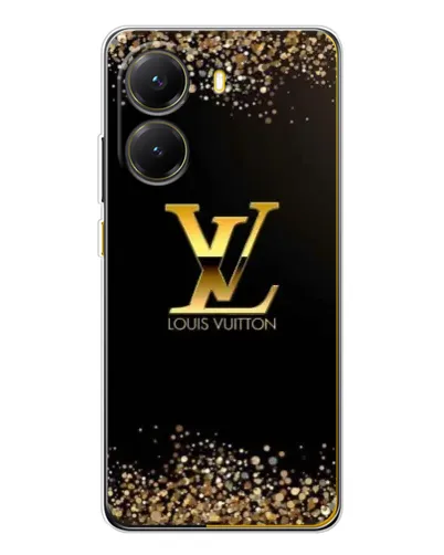Чехол для Xiaomi POCO X7 Pro с картинкой «LV — золотые искры»