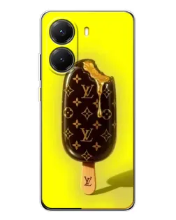 Чехол для Xiaomi POCO X7 Pro с картинкой «Мороженое от LV»