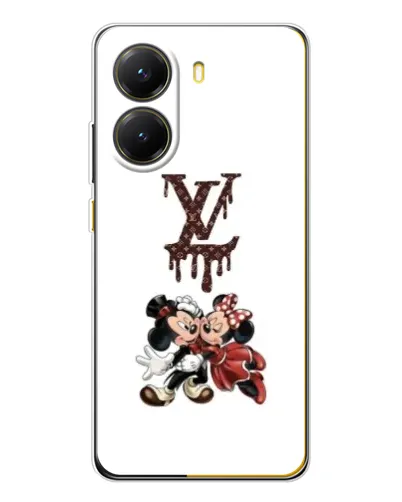 Чехол для Xiaomi POCO X7 Pro с картинкой «LV и Микки Маус»