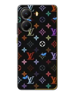 Чехол для Xiaomi POCO X7 Pro с картинкой «Цветная монограмма LV»