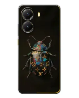 Чехол для Xiaomi POCO X7 Pro с картинкой «LV — мраморный принт»