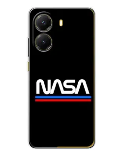 Чехол для Xiaomi POCO X7 Pro с картинкой «NASA — классика Red Blue» Чехол для Xiaomi POCO X7 Pro с картинкой «NASA — классика Red Blue»
