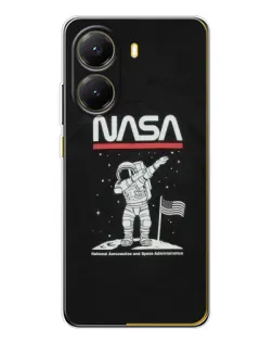 Чехол для Xiaomi POCO X7 Pro с картинкой «NASA — шагаем по Луне» Чехол для Xiaomi POCO X7 Pro с картинкой «NASA — шагаем по Луне»