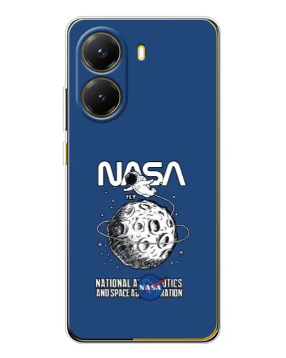 Чехол для Xiaomi POCO X7 Pro с картинкой «NASA — лунная миссия» Чехол для Xiaomi POCO X7 Pro с картинкой «NASA — лунная миссия»