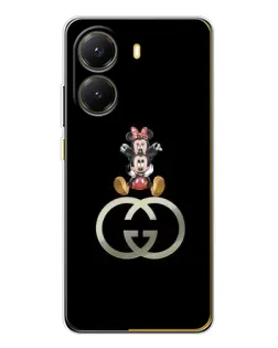Чехол для Xiaomi POCO X7 Pro с картинкой «Минни Маус на лого» Чехол для Xiaomi POCO X7 Pro с картинкой «Минни Маус на лого»