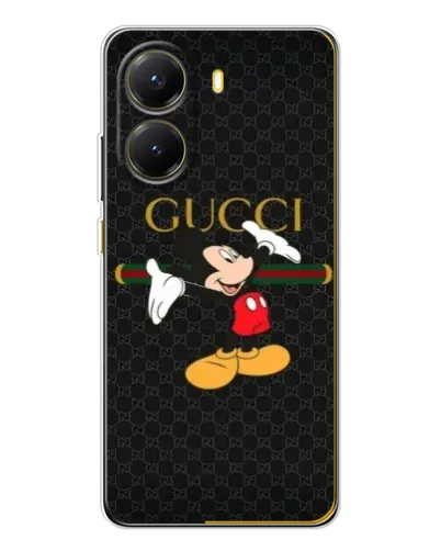 Чехол для Xiaomi POCO X7 Pro с картинкой «Микки Маус Gucci»