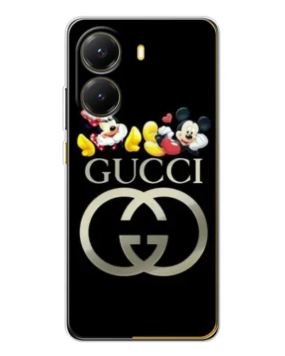 Чехол для Xiaomi POCO X7 Pro с картинкой «Gucci — герои Disney»