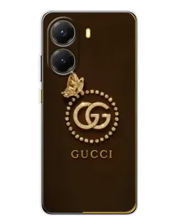 Чехол для Xiaomi POCO X7 Pro с картинкой «Gucci — золотая бабочка» Чехол для Xiaomi POCO X7 Pro с картинкой «Gucci — золотая бабочка»