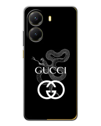 Чехол для Xiaomi POCO X7 Pro с картинкой «Gucci — серебряная змея»