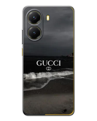 Чехол для Xiaomi POCO X7 Pro с картинкой «Gucci — морской прибой»