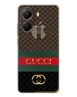Чехол для Xiaomi POCO X7 Pro с картинкой «Gucci — брендированный десерт» Чехол для Xiaomi POCO X7 Pro с картинкой «Gucci — брендированный десерт»