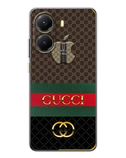 Чехол для Xiaomi POCO X7 Pro с картинкой «Gucci — брендированный десерт»