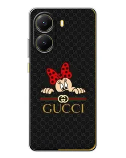 Чехол для Xiaomi POCO X7 Pro с картинкой «Минни Маус Gucci — черный» Чехол для Xiaomi POCO X7 Pro с картинкой «Минни Маус Gucci — черный»