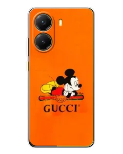Чехол для Xiaomi POCO X7 Pro с картинкой «Микки Маус Gucci — оранж» Чехол для Xiaomi POCO X7 Pro с картинкой «Микки Маус Gucci — оранж»
