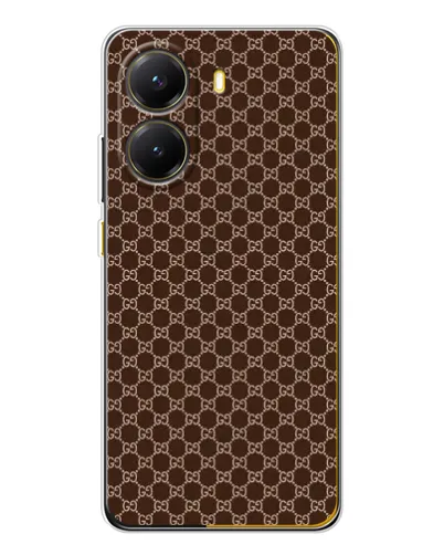 Чехол для Xiaomi POCO X7 Pro с картинкой «Gucci — шоколадная сетка» Чехол для Xiaomi POCO X7 Pro с картинкой «Gucci — шоколадная сетка»