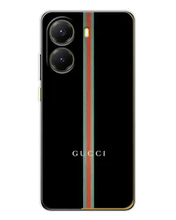 Чехол для Xiaomi POCO X7 Pro с картинкой «Gucci — строгая линия» Чехол для Xiaomi POCO X7 Pro с картинкой «Gucci — строгая линия»