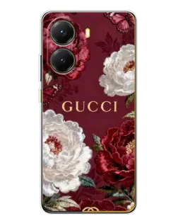 Чехол для Xiaomi POCO X7 Pro с картинкой «Gucci — бордовые розы» Чехол для Xiaomi POCO X7 Pro с картинкой «Gucci — бордовые розы»