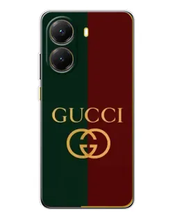Чехол для Xiaomi POCO X7 Pro с картинкой «Gucci — темно-зеленый градиент» Чехол для Xiaomi POCO X7 Pro с картинкой «Gucci — темно-зеленый градиент»