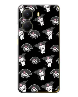 Чехол для Xiaomi POCO X7 Pro с картинкой «Черный паттерн Kuromi» Чехол для Xiaomi POCO X7 Pro с картинкой «Черный паттерн Kuromi»
