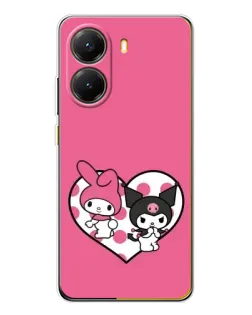Чехол для Xiaomi POCO X7 Pro с картинкой «Kuromi и My Melody» Чехол для Xiaomi POCO X7 Pro с картинкой «Kuromi и My Melody»