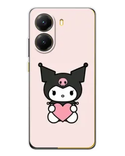 Чехол для Xiaomi POCO X7 Pro с картинкой «Kuromi и сердце» Чехол для Xiaomi POCO X7 Pro с картинкой «Kuromi и сердце»