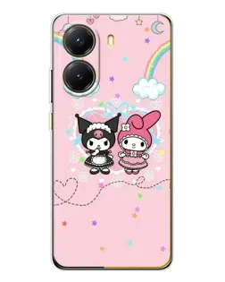 Чехол для Xiaomi POCO X7 Pro с картинкой «My Melody и Kuromi» Чехол для Xiaomi POCO X7 Pro с картинкой «My Melody и Kuromi»