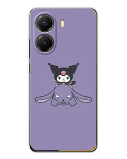Чехол для Xiaomi POCO X7 Pro с картинкой «Kuromi на лиловом фоне» Чехол для Xiaomi POCO X7 Pro с картинкой «Kuromi на лиловом фоне»