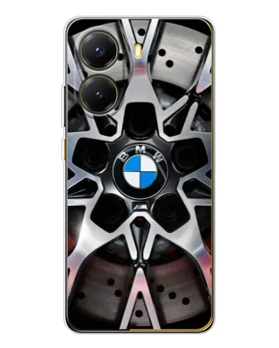 Чехол для Xiaomi POCO X7 Pro с картинкой «BMW — деталь диска»