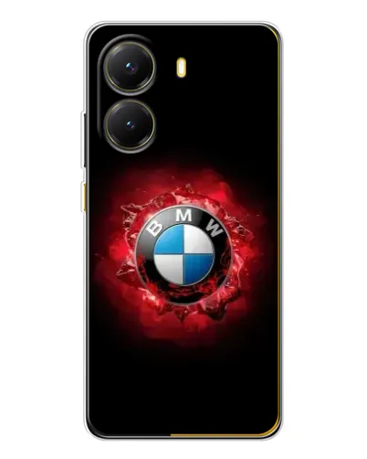 Чехол для Xiaomi POCO X7 Pro с картинкой «Логотип BMW — вспышка»