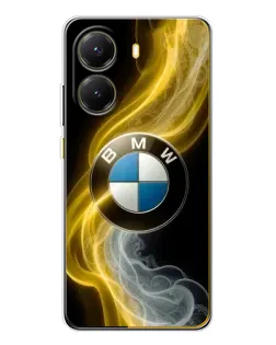 Чехол для Xiaomi POCO X7 Pro с картинкой «Золотистый дым BMW» Чехол для Xiaomi POCO X7 Pro с картинкой «Золотистый дым BMW»