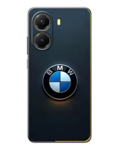 Чехол для Xiaomi POCO X7 Pro с картинкой «Логотип BMW — минимализм»