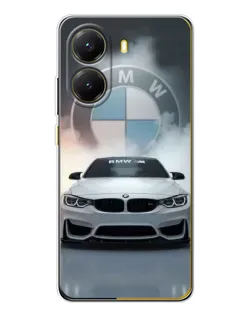 Чехол для Xiaomi POCO X7 Pro с картинкой «BMW в белом дыму» Чехол для Xiaomi POCO X7 Pro с картинкой «BMW в белом дыму»