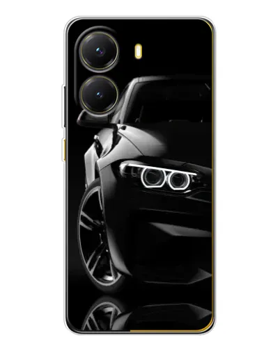 Чехол для Xiaomi POCO X7 Pro с картинкой «Черная BMW — профиль» Чехол для Xiaomi POCO X7 Pro с картинкой «Черная BMW — профиль»