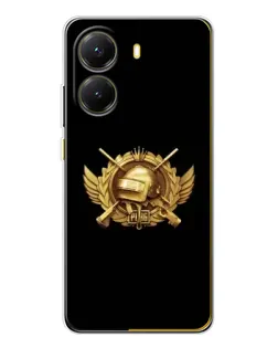 Чохол для Xiaomi POCO X7 Pro з картинкою «PUBG — помаранчевий градієнт»