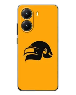 Чехол для Xiaomi POCO X7 Pro с картинкой «PUBG — золотой шлем»