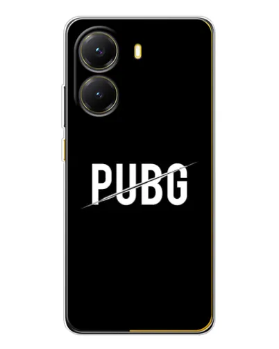 Чехол для Xiaomi POCO X7 Pro с картинкой «PUBG — белый логотип» Чехол для Xiaomi POCO X7 Pro с картинкой «PUBG — белый логотип»