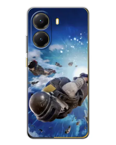Чехол для Xiaomi POCO X7 Pro с картинкой «Десант PUBG — прыжок» Чехол для Xiaomi POCO X7 Pro с картинкой «Десант PUBG — прыжок»