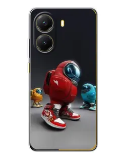 Чохол для Xiaomi POCO X7 Pro з картинкою «Among Us — 3D стиль»