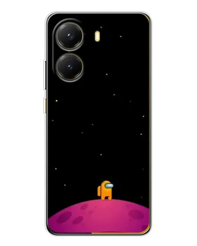 Чехол для Xiaomi POCO X7 Pro с картинкой «Одинокий герой на планете»