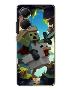 Чехол для Xiaomi POCO X7 Pro с картинкой «Стив и гусь» Чехол для Xiaomi POCO X7 Pro с картинкой «Стив и гусь»