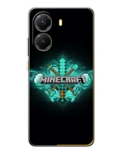 Чехол для Xiaomi POCO X7 Pro с картинкой «Minecraft Diamond лого» Чехол для Xiaomi POCO X7 Pro с картинкой «Minecraft Diamond лого»