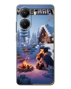Чехол для Xiaomi POCO X7 Pro с картинкой «Зимний Minecraft» Чехол для Xiaomi POCO X7 Pro с картинкой «Зимний Minecraft»