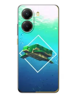 Чехол для Xiaomi POCO X7 Pro с картинкой «Черепаха Minecraft» Чехол для Xiaomi POCO X7 Pro с картинкой «Черепаха Minecraft»
