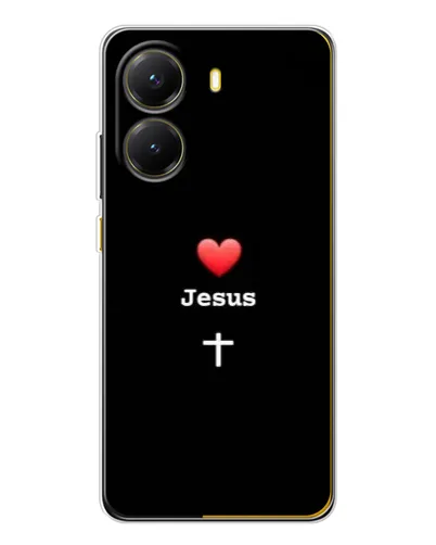 Чехол для Xiaomi POCO X7 Pro с картинкой «Сердце - Jesus» Чехол для Xiaomi POCO X7 Pro с картинкой «Сердце - Jesus»