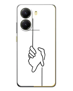 Чехол для Xiaomi POCO X7 Pro с картинкой «Рука держит»
