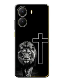Чехол для Xiaomi POCO X7 Pro с картинкой «Лев и Крест»