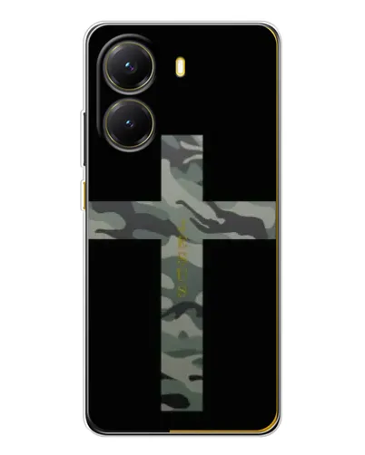 Чехол для Xiaomi POCO X7 Pro с картинкой «Милитари Крест» Чехол для Xiaomi POCO X7 Pro с картинкой «Милитари Крест»