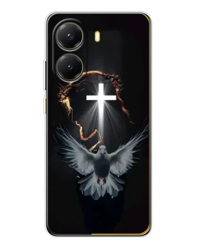 Чехол для Xiaomi POCO X7 Pro с картинкой «Голубь и Свет» Чехол для Xiaomi POCO X7 Pro с картинкой «Голубь и Свет»